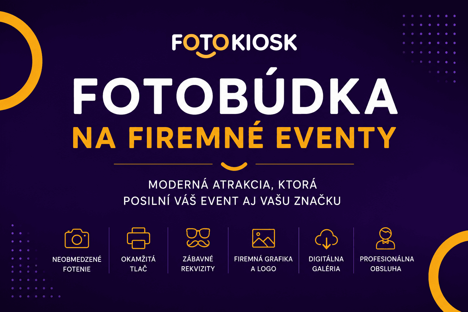 Fotobúdka na firemné eventy